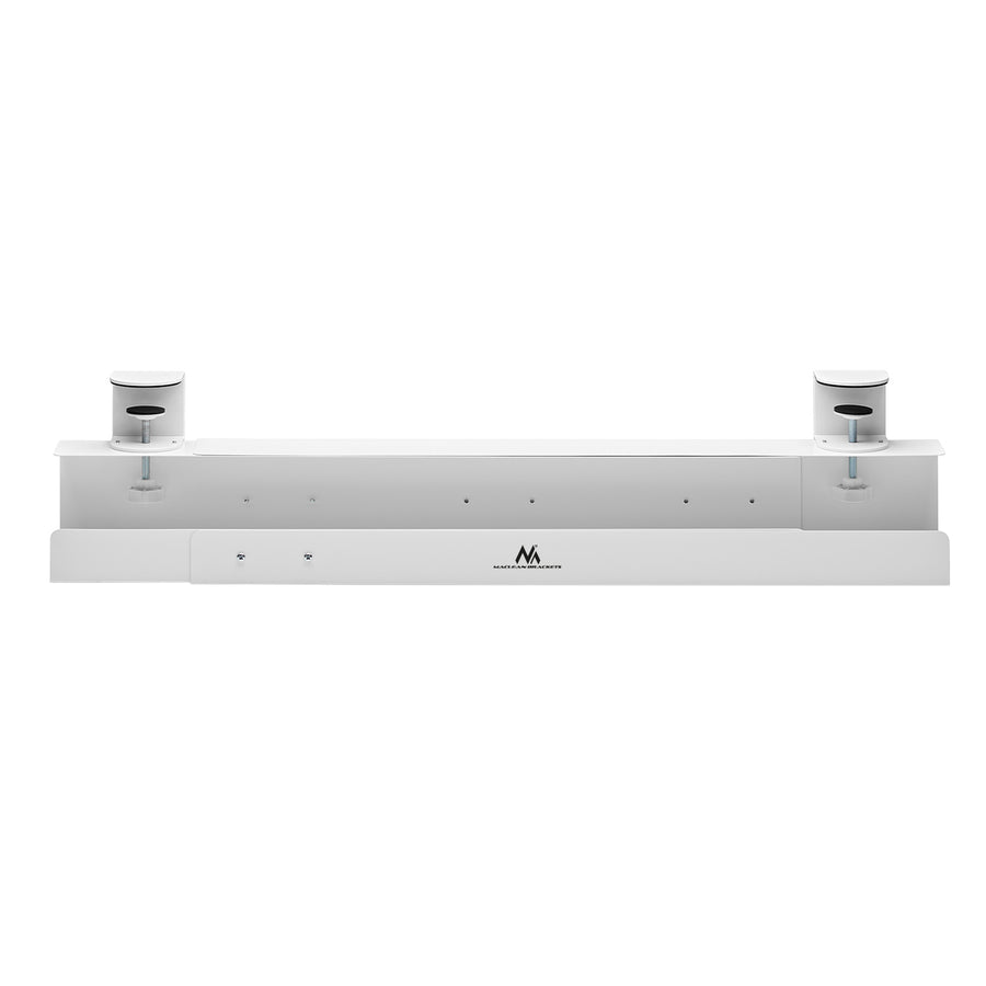 Organizator de birou pentru cabluri Maclean MC-333, 5 kg, alb