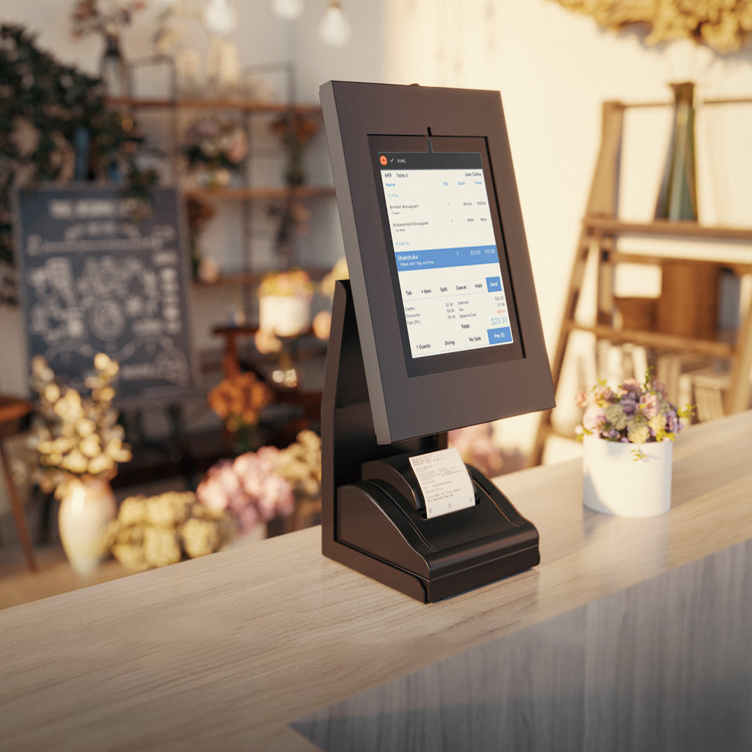 Suport POS Maclean pentru tabletă și imprimantă, 1kg max, MC-336