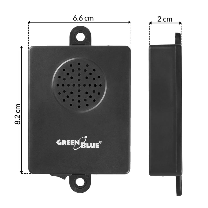 Repelent auto pentru rozatoare, cu ultrasunete GreenBlue GB 730, negru, 45m2