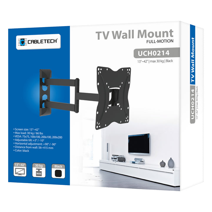 Cabletech universal TV mount 13 "-42" reglaj vertical și orizontal UCH0214