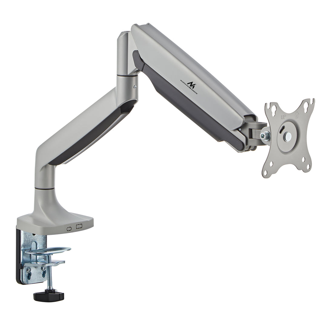 Suport monitor Maclean, braț dublu, cu arc cu gaz, 17"-45", 16 kg, MC-969