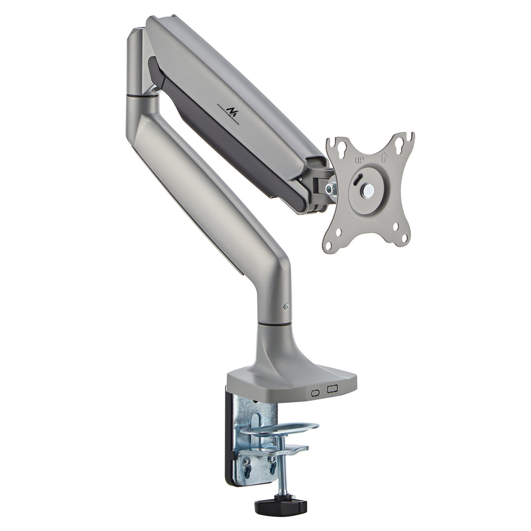 Suport monitor Maclean, braț dublu, cu arc cu gaz, 17"-45", 16 kg, MC-969