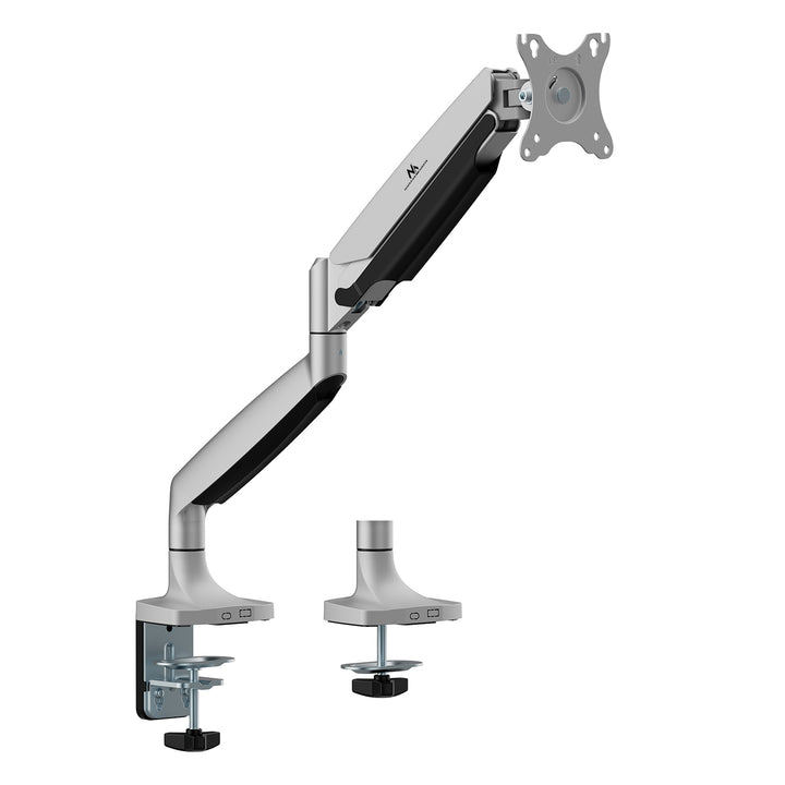 Suport monitor Maclean, braț dublu, cu arc cu gaz, 17"-45", 16 kg, MC-969
