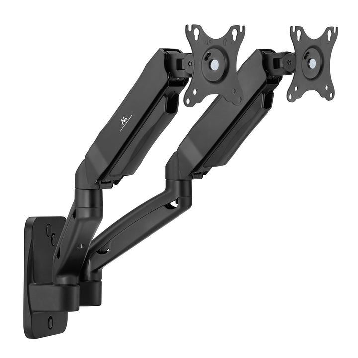 Suport de perete pentru două monitoare Maclean, 17-32'', 9kg max, arc mecanic, MC-988