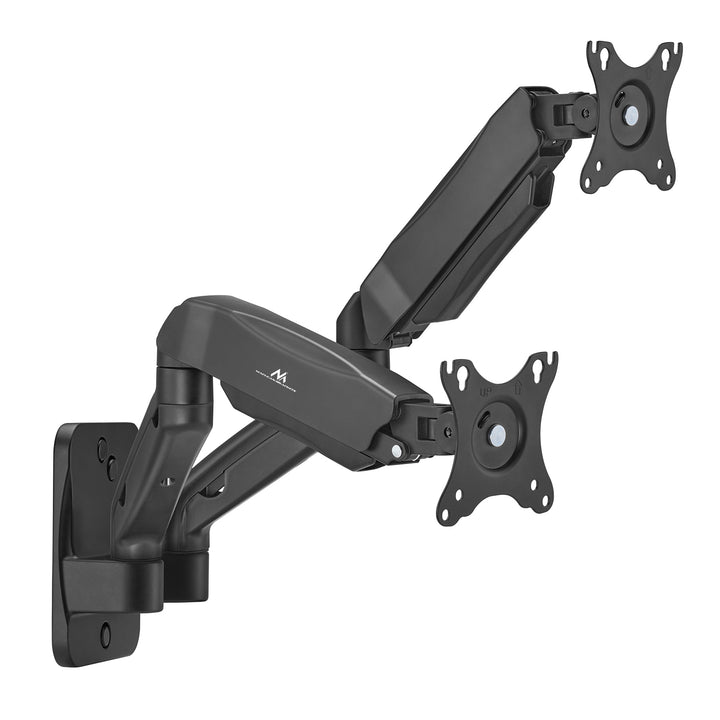 Suport de perete pentru două monitoare Maclean, 17-32'', 9kg max, arc mecanic, MC-988