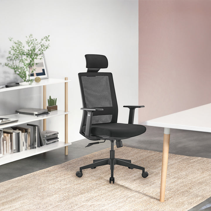 Scaun de birou ergonomic premium cu spătar înalt Ergo Office, max 150kg, ER-425
