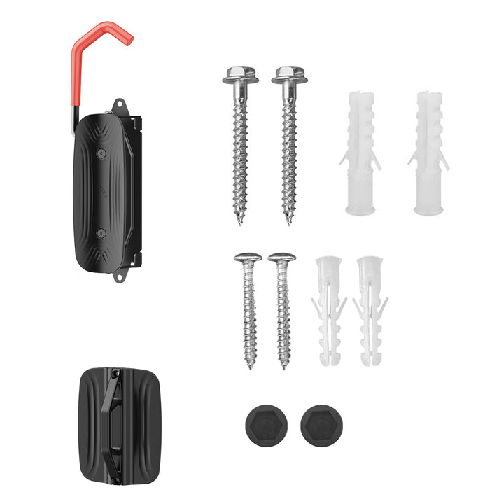 Suport bicicleta de perete Maclean MC-998, 8.2 x 25 x 18.5 cm, 30 kg, negru