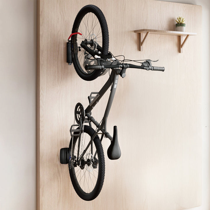 Suport bicicleta de perete Maclean MC-998, 8.2 x 25 x 18.5 cm, 30 kg, negru