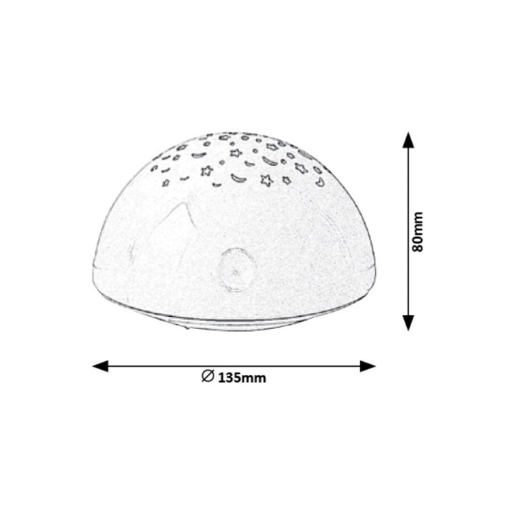 Lampă Rabalux, decorativă, cu proiecții, 0.5W, Lina