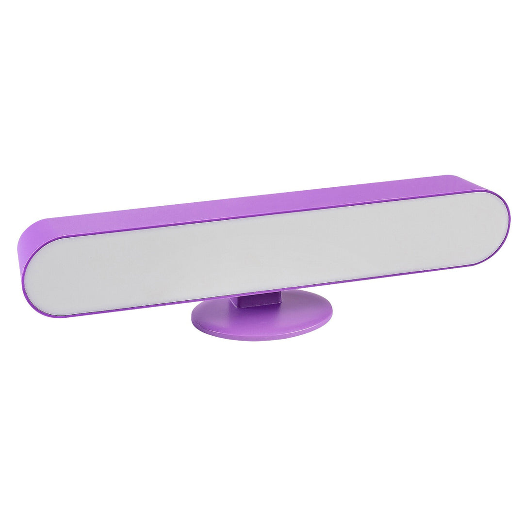 Lampă de masă, decorativă, LED 3W, USB, violet reglabila