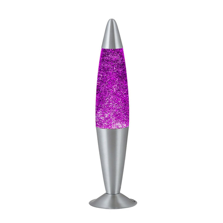 Lampă Rabalux, tip lavă, cu sclipici, 25 W, violet, Glitter