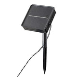 Lampi solare, 4 bucăți, LED, IP44, baterie 600mAh, negru