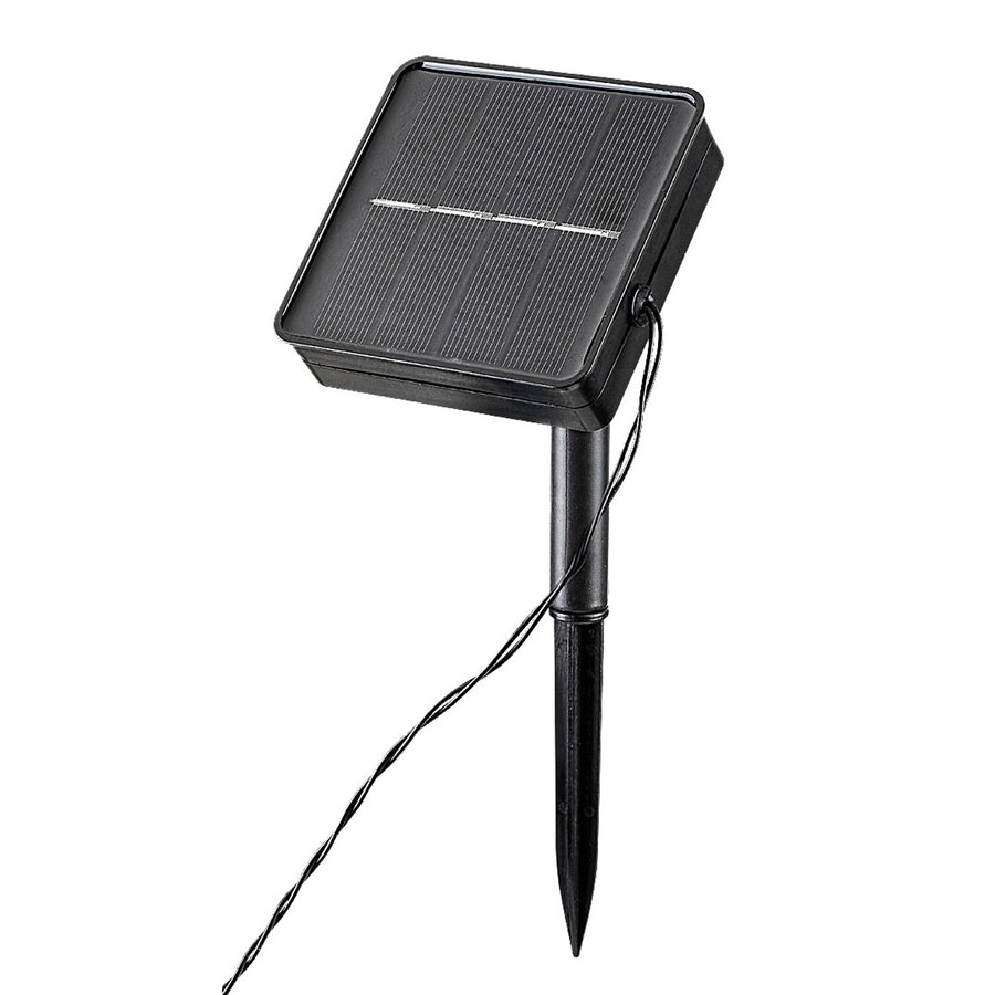 Lampi solare, 4 bucăți, LED, IP44, baterie 600mAh, negru