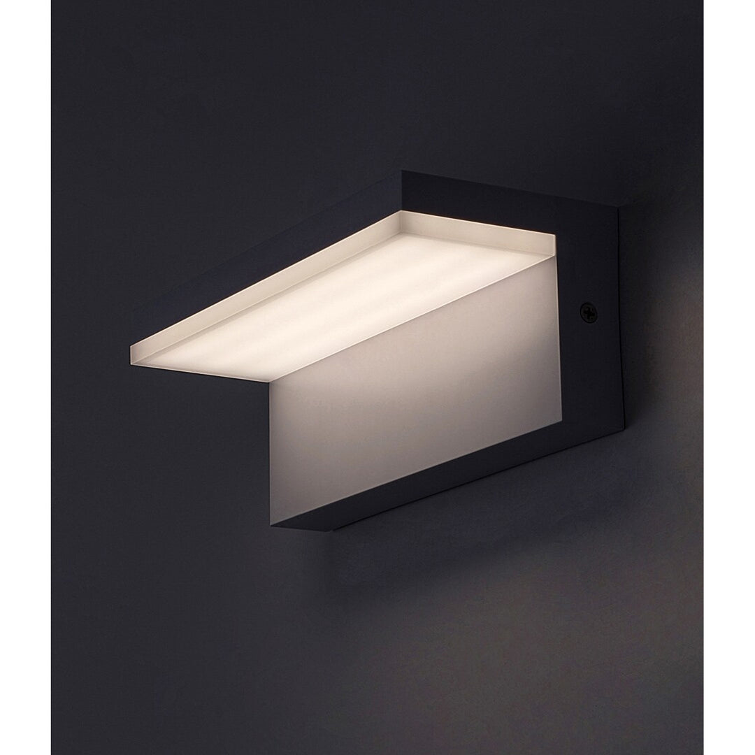 Lampă de perete, exterior, LED, 10W, IP54, alb natural