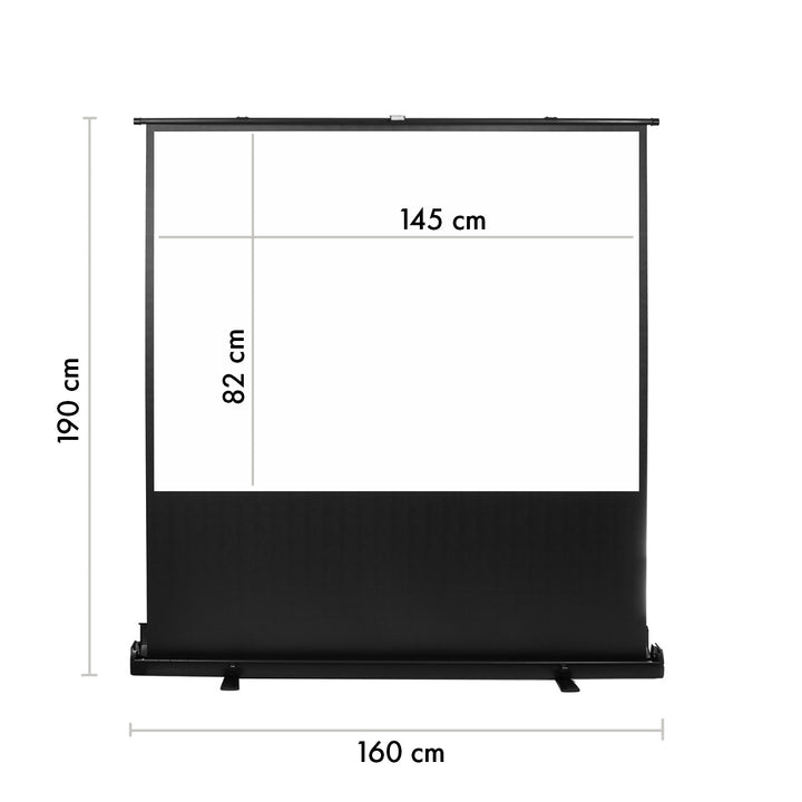 Ecran de proiecție portabil Maclean, compact, podea, 66", 16:9, MC-210
