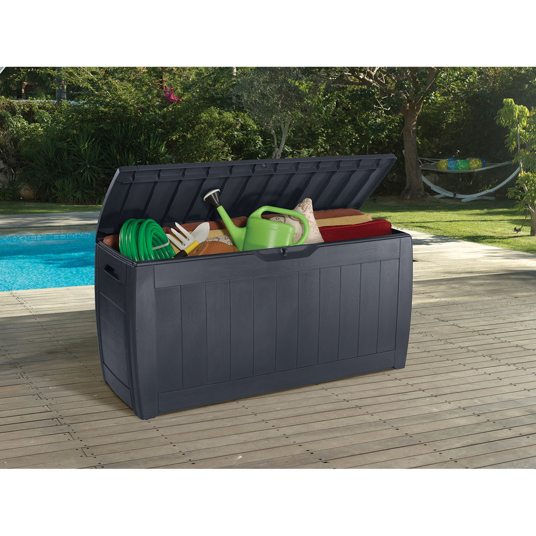Cutie de grădină Keter, 270l, grafit,pentru unelte 117cm