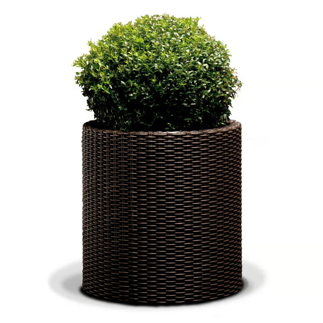 Ghiveci Keter, rotund, diametru 43,7 cm, bronz, Cylinder Planter L