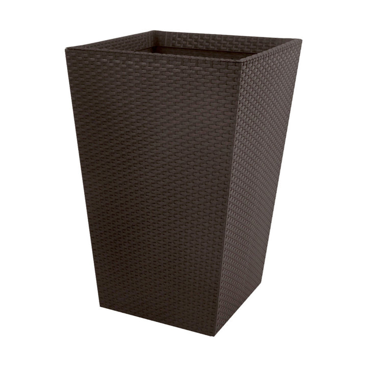 Ghiveci de flori Keter, dreptunghiular, înălțime 57 cm, maro, Rattan Planter M