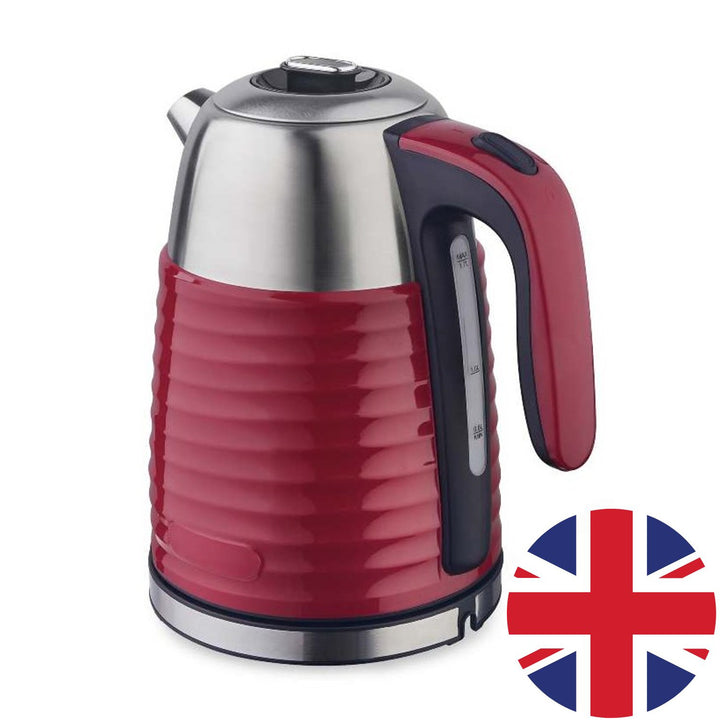Fierbător electric de apă de 1,7 l Maestro MR-051-RED, culoare roșie - priză britanică
