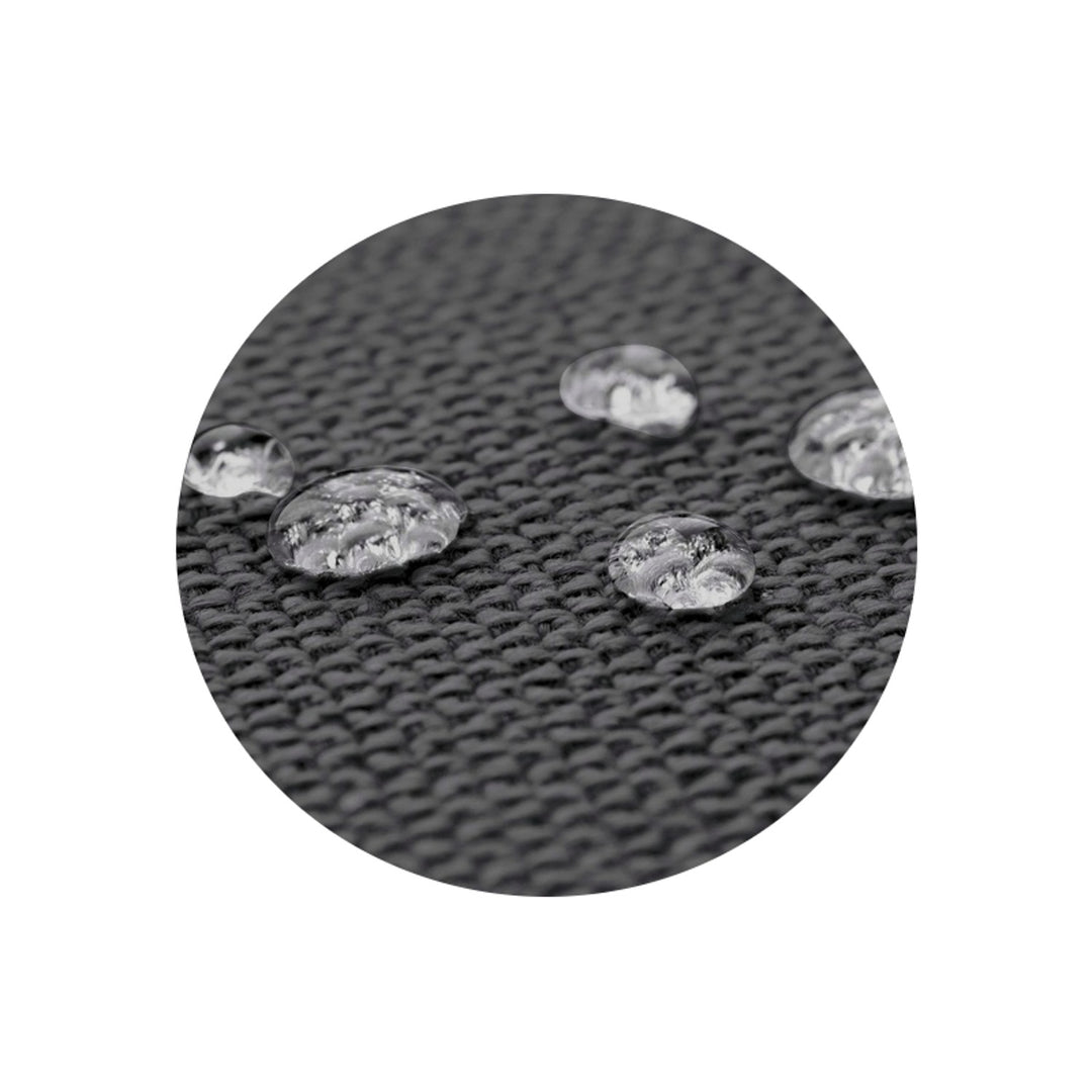 Set de grădină negru 150x60x50cm + 2 perne 42 x 42 cm