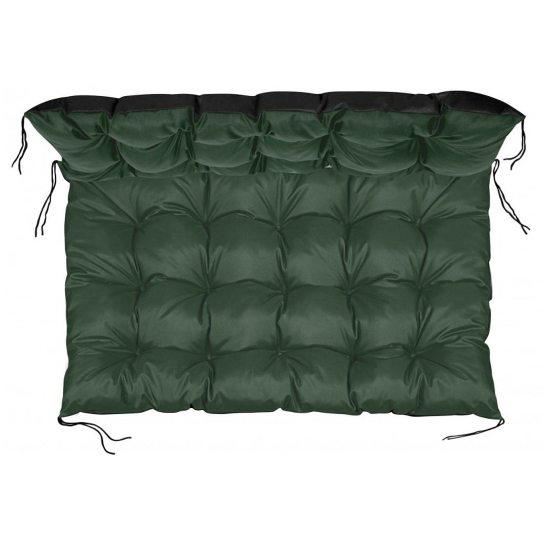 Pernă de grădină din palet impermeabil verde 120x80 cm scaun de bancă din EUROPALETTE în verde