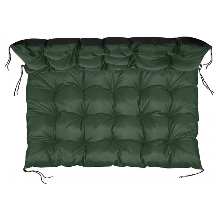 Pernă de grădină din palet impermeabil verde 120x80 cm scaun de bancă din EUROPALETTE în verde