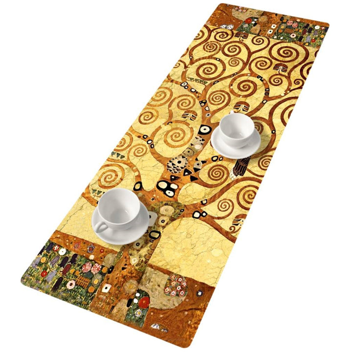 Suport de masă Bertoni, pâslă, 115x40cm, model Artdeco print
