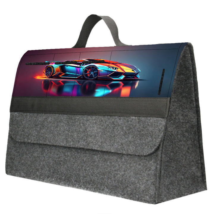 Geantă Arco Design, organizator pentru portbagaj auto, 46x20cm, B-LUX Racing