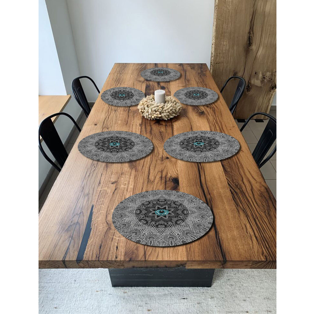 Set 6 suporturi pentru farfurie Bertoni Look, 33 cm, gri