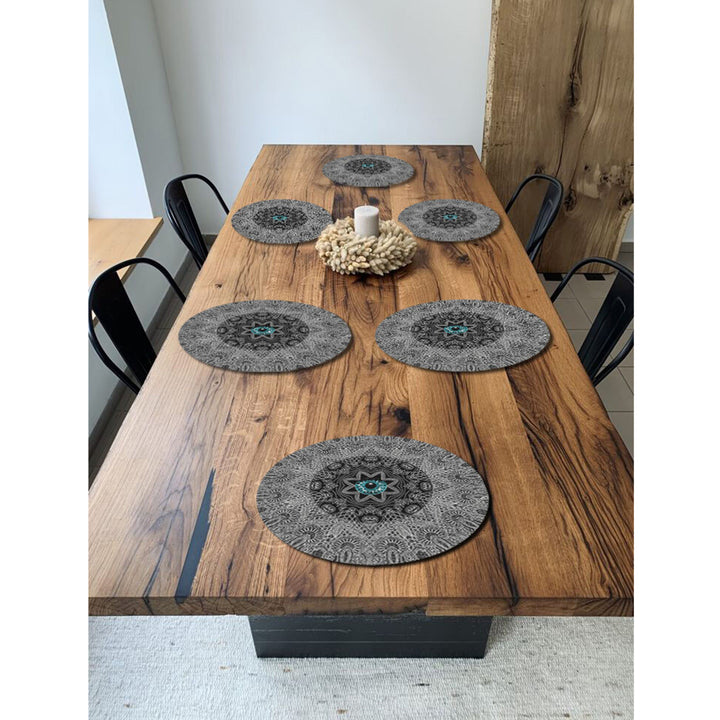 Set 6 suporturi pentru farfurie Bertoni Look, 33 cm, gri