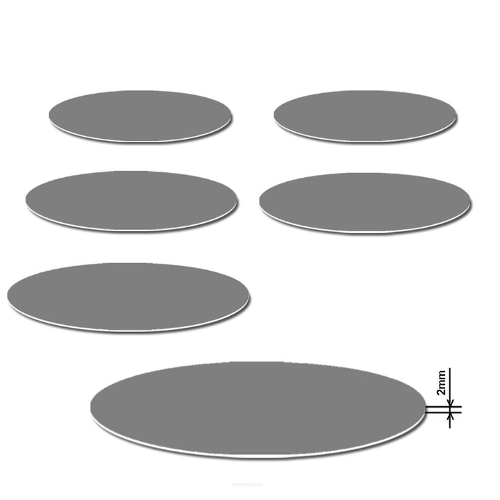 Set 6 suporturi pentru farfurie Bertoni Look, 33 cm, gri