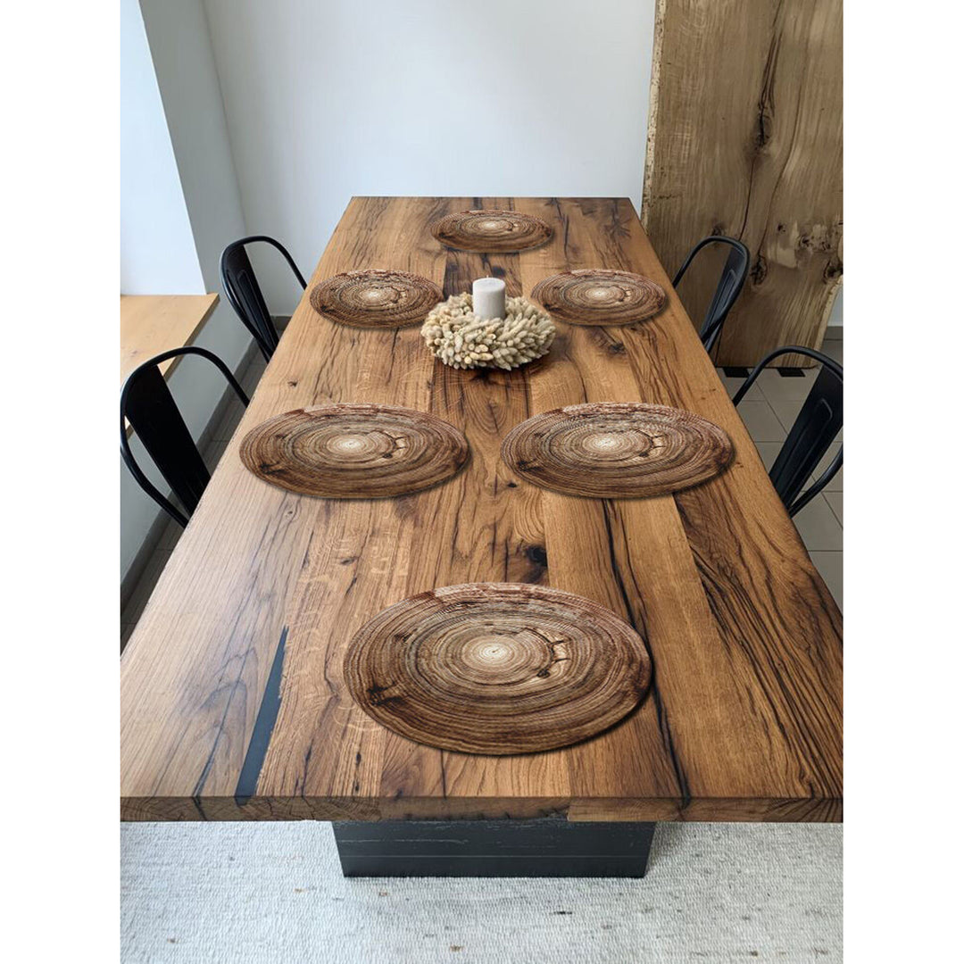 Set covorașe Bertoni, 6 piese, rotund, 33 cm, Kempas