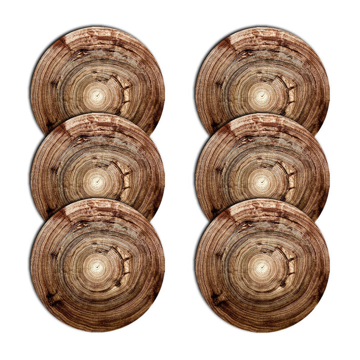 Set covorașe Bertoni, 6 piese, rotund, 33 cm, Kempas