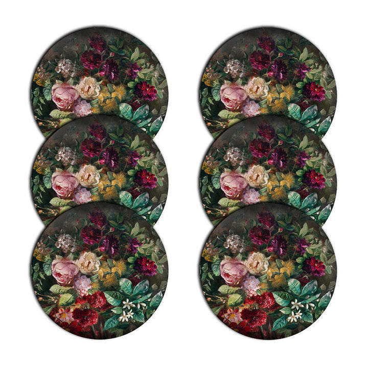 Set covorașe Bertoni, 6 piese, rotunde, 33 cm, Bouquet