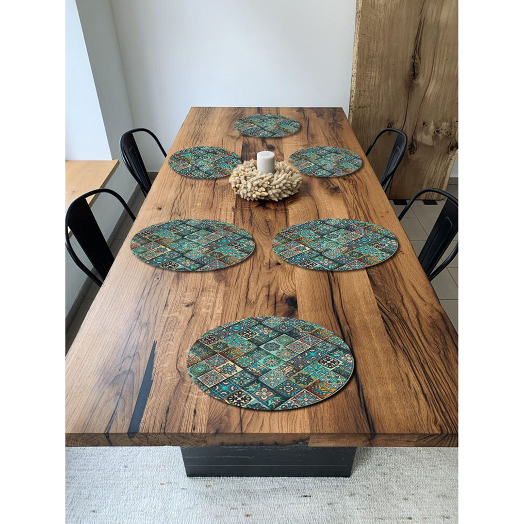 Set covorașe Bertoni, 6 piese, rotunde, 33 cm, Estera