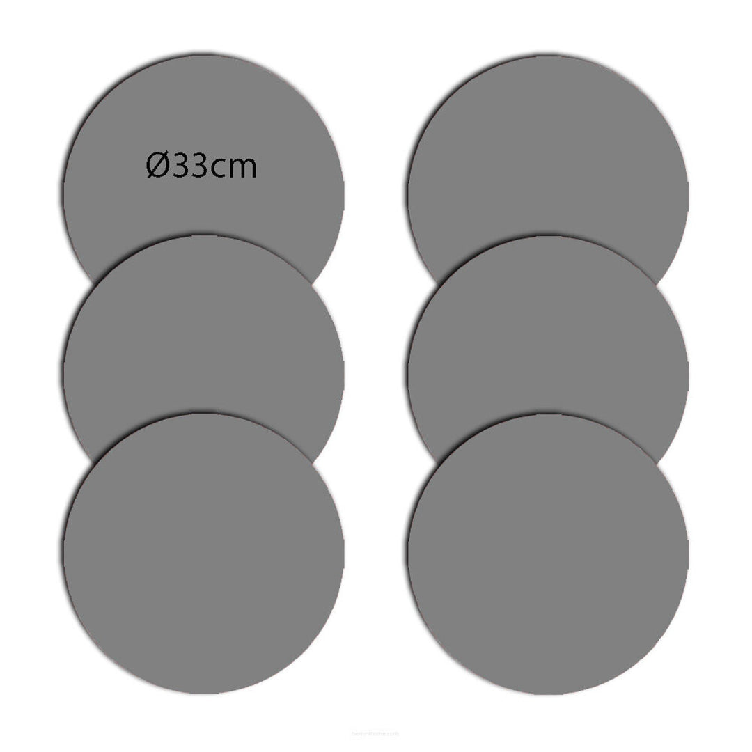 Set covorașe Bertoni, 6 piese, rotunde, 33 cm, Estera