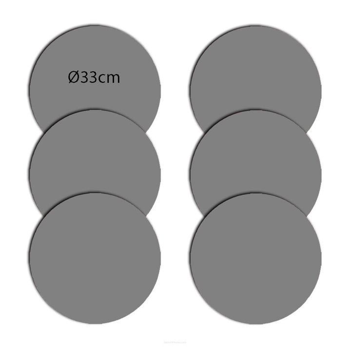 Set covorașe Bertoni, 6 piese, rotunde, 33 cm, Estera