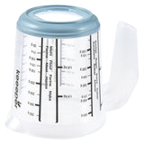 Ulcior de măsurare Keeeper, antiderapant, cu mâner, 0,5l, albastru nordic, Masimmo