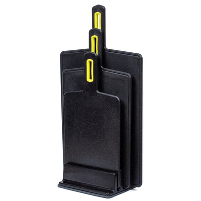 Set de tăietori Practic, 3 dimensiuni, negru, Vegana