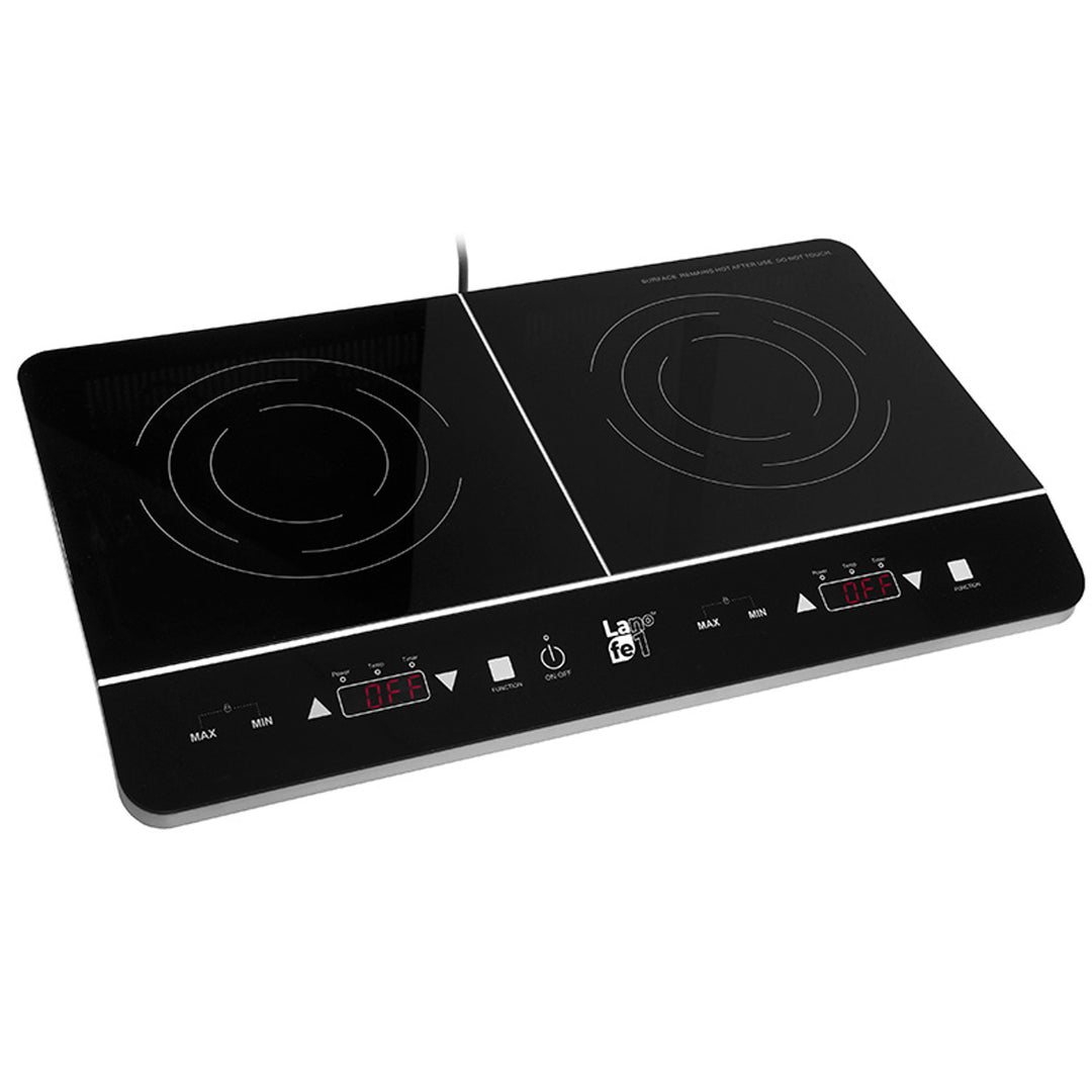 Aragaz cu inducție Lafe, electric, portabil, 3500 W, dublu, CIY 002