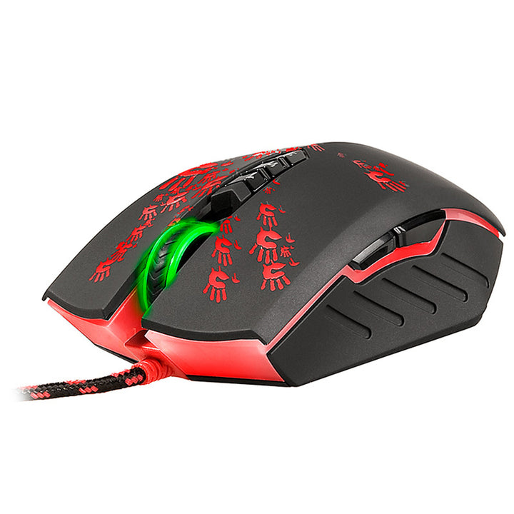 Mouse de gaming A4TECH, 6200 DPI, iluminare din spate RGB, BLOODY Blazing A60 (Activat)