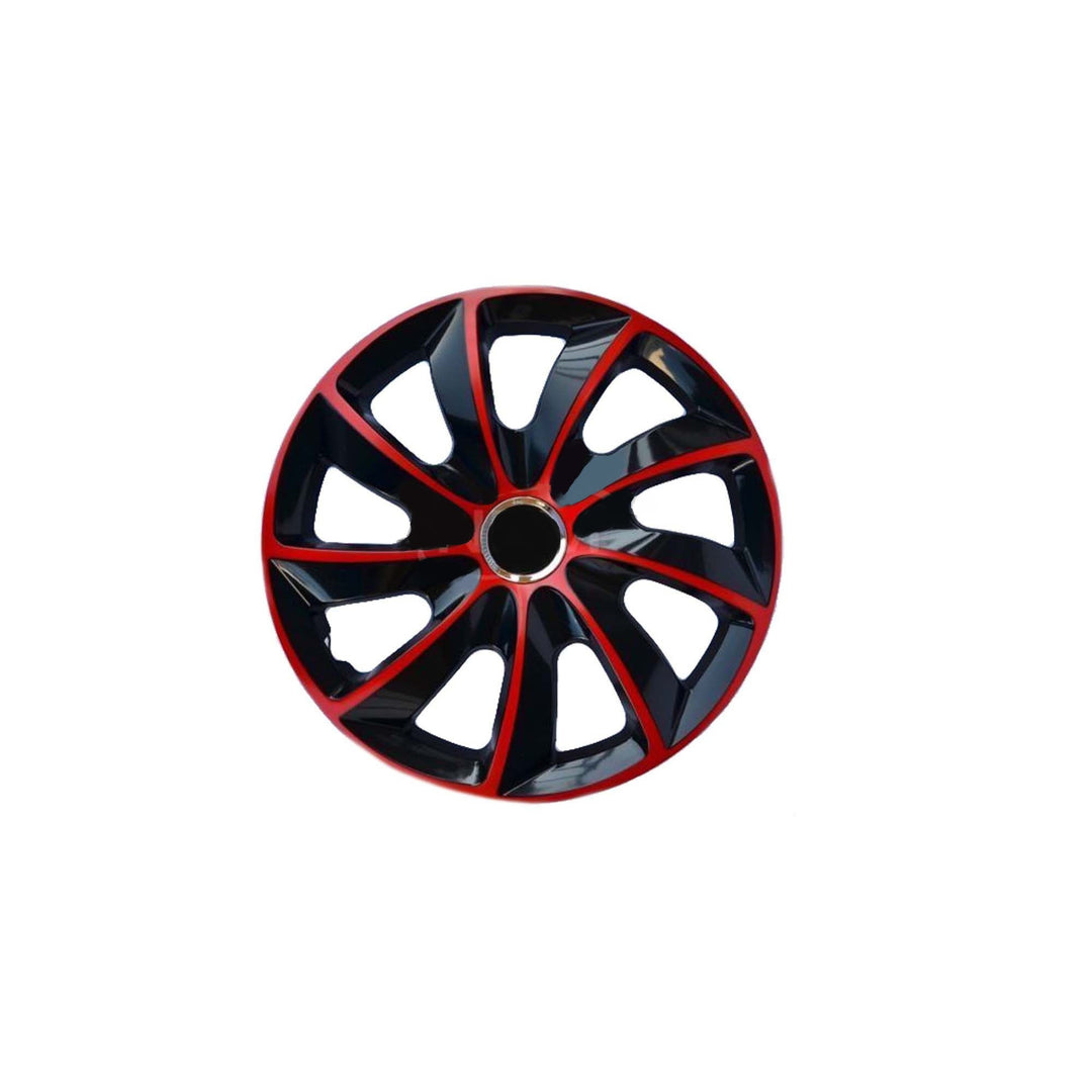 Capac de butuc universal 16" NRM Stig Extra negru/roșu 1 buc