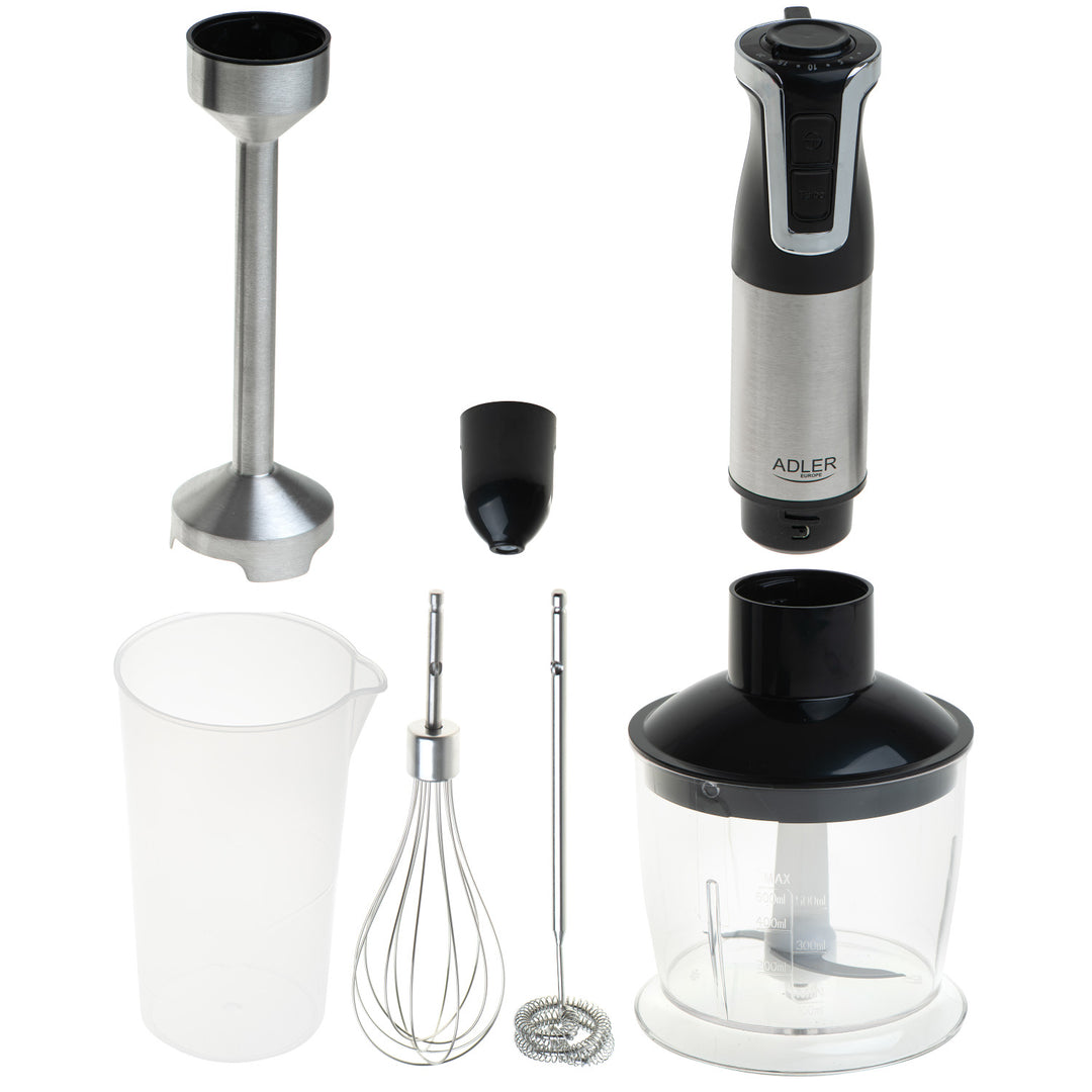 Blender de mână Adler, 20 de viteze, 1800W, funcție Turbo, AD 4627