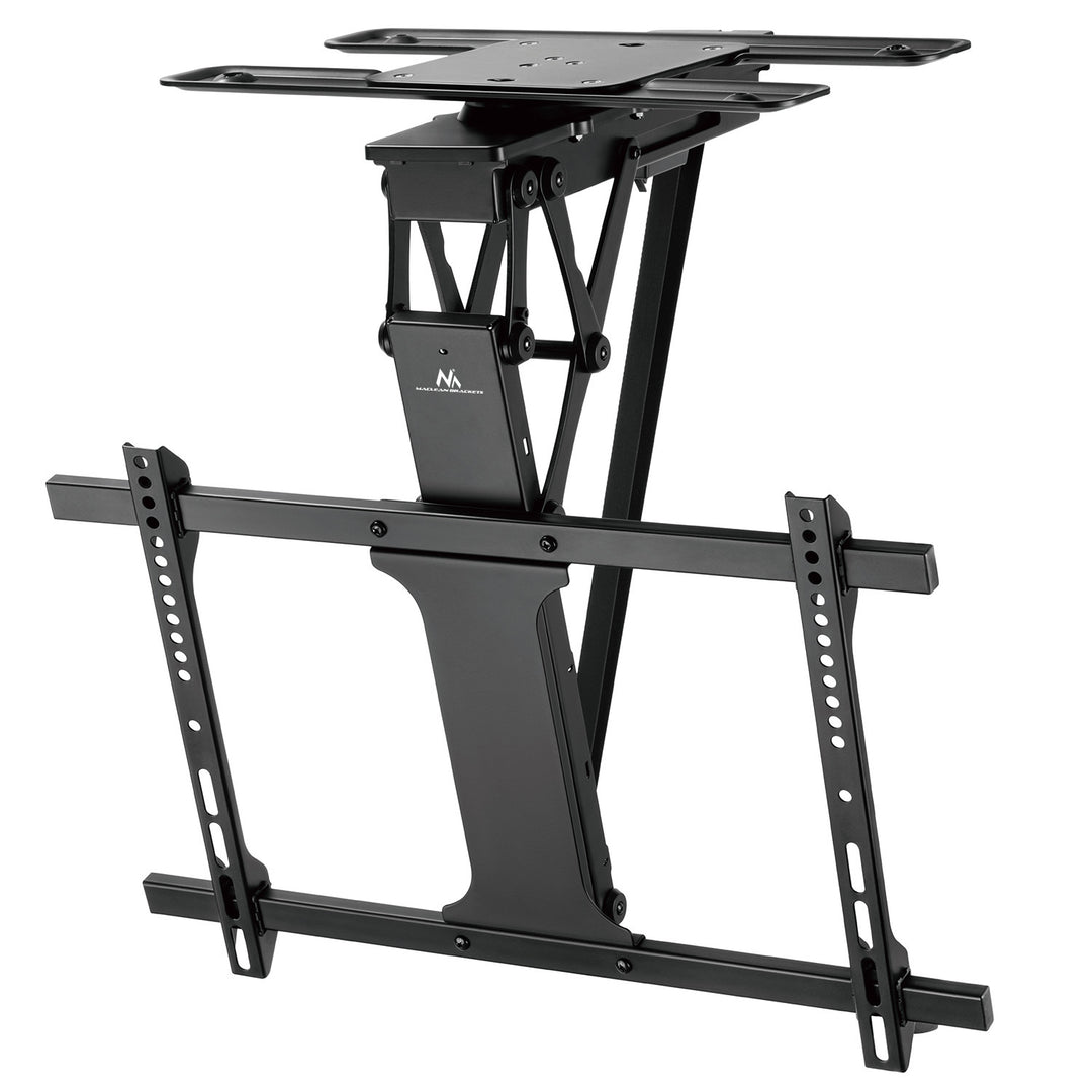 Maclean suport electric de tavan pentru TV, suport TUYA, max VESA 600x400, 90 grade,  pivotant, 32"-75", 35kg, MC-490