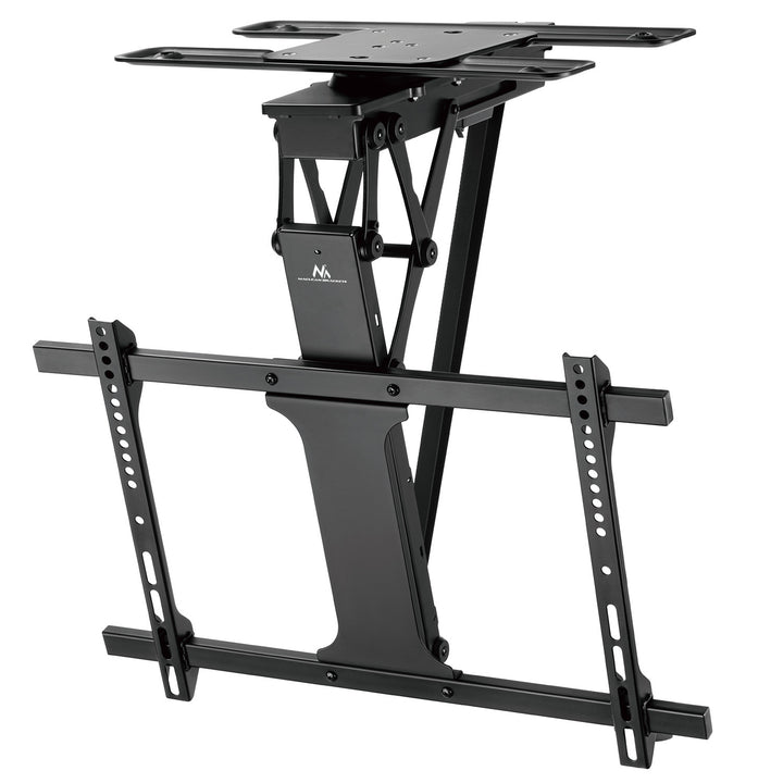 Maclean suport electric de tavan pentru TV, suport TUYA, max VESA 600x400, 90 grade,  pivotant, 32"-75", 35kg, MC-490
