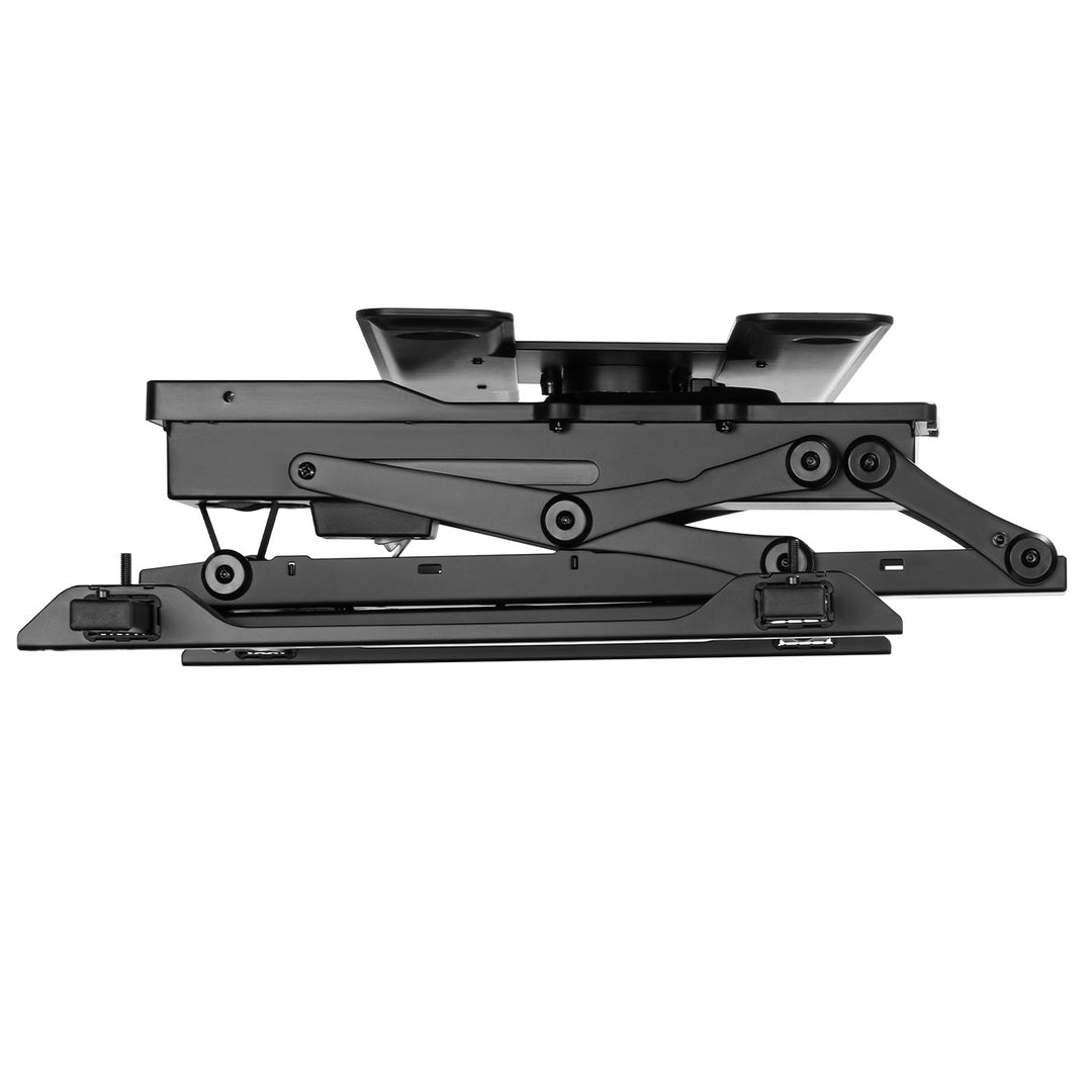 Maclean suport electric de tavan pentru TV, suport TUYA, max VESA 600x400, 90 grade,  pivotant, 32"-75", 35kg, MC-490