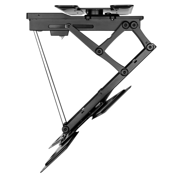Maclean suport electric de tavan pentru TV, suport TUYA, max VESA 600x400, 90 grade, pivotant, 23"-65", 30kg, MC-491