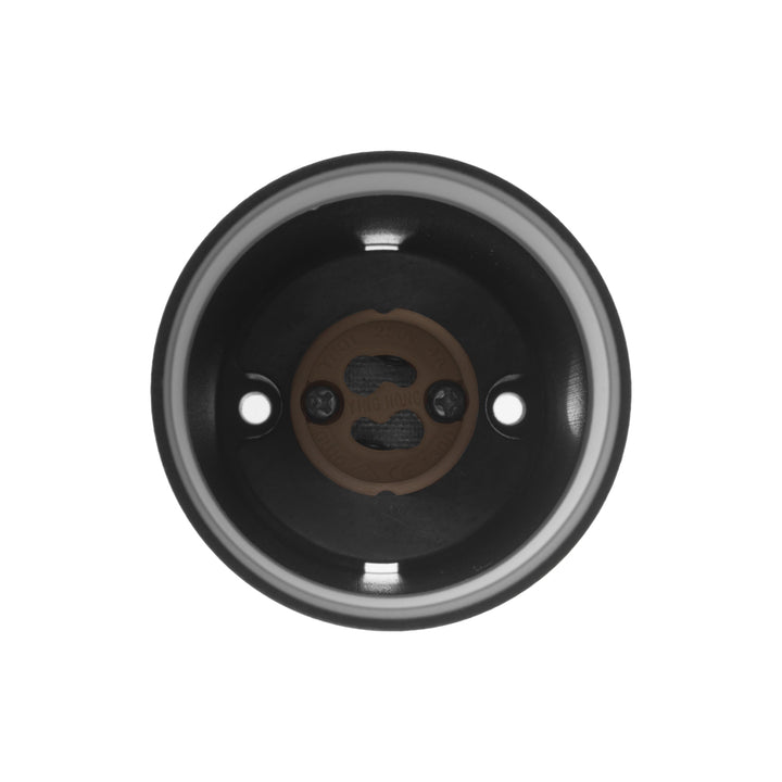 Maclean corp de iluminat de suprafață/tub, spot, rotund, aluminiu, GU10, 55x130mm, negru, MCE360 B