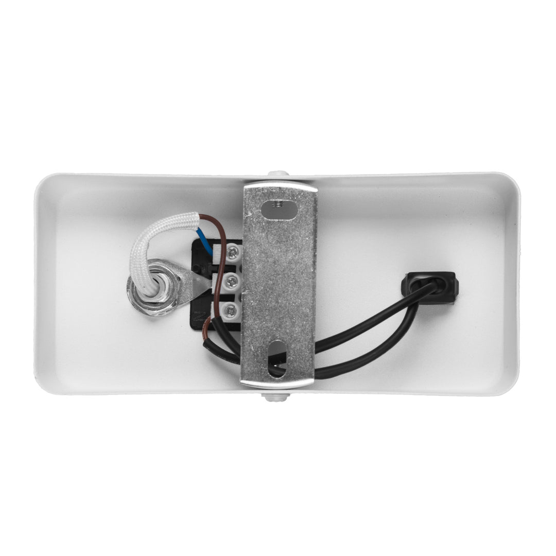Maclean wall lamp / wall light, spot, rotund, GU10, cu întrerupător 55x100mm, alb, MCE369 W