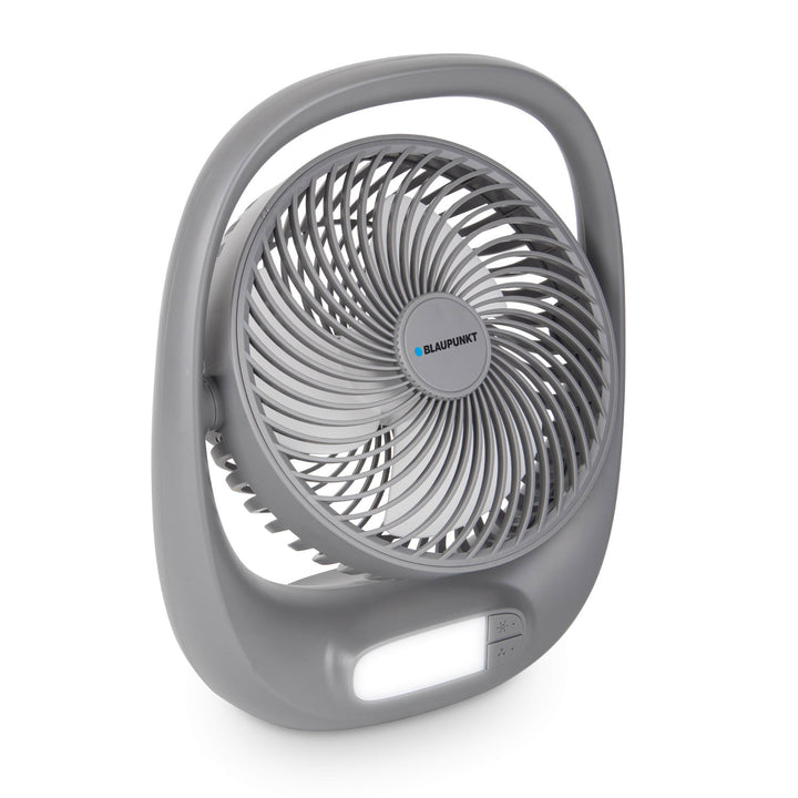 Ventilator Blaupunkt, portabil, reîncărcabil 1800 mAh, USB, 3 viteze, gri, APF301
